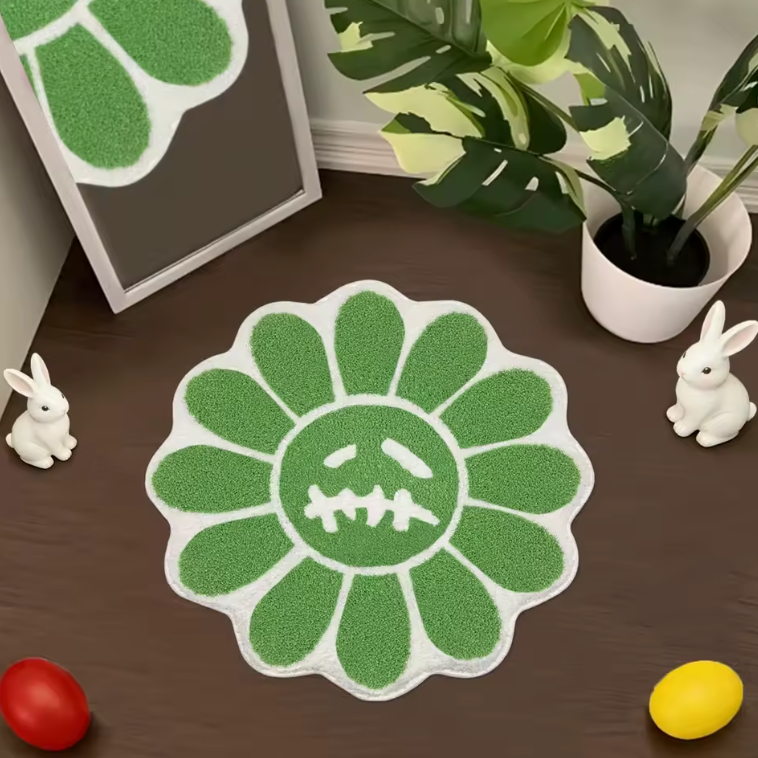 Colorful Flower Rug