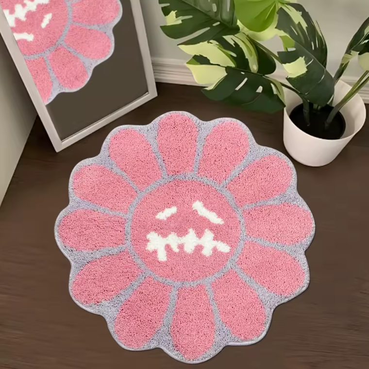 Colorful Flower Rug