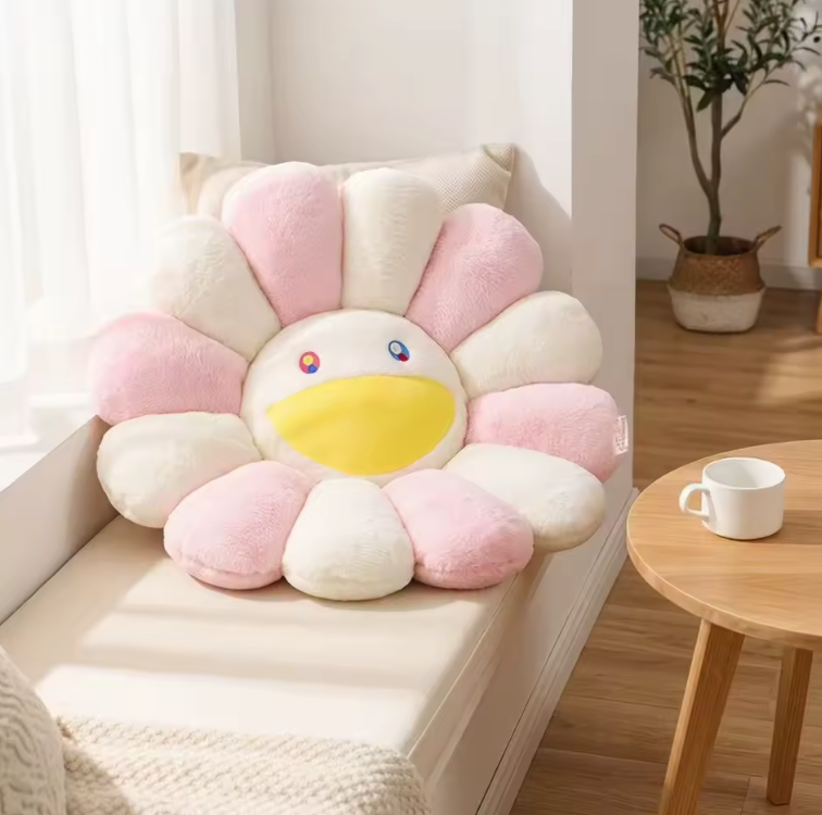 Colorful Flower Pillow