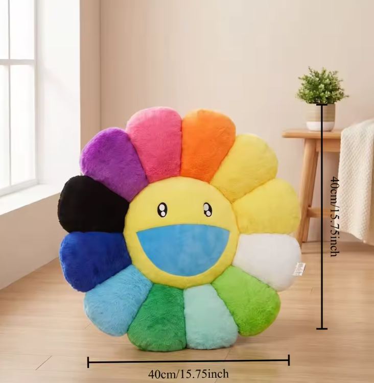 Colorful Flower Pillow